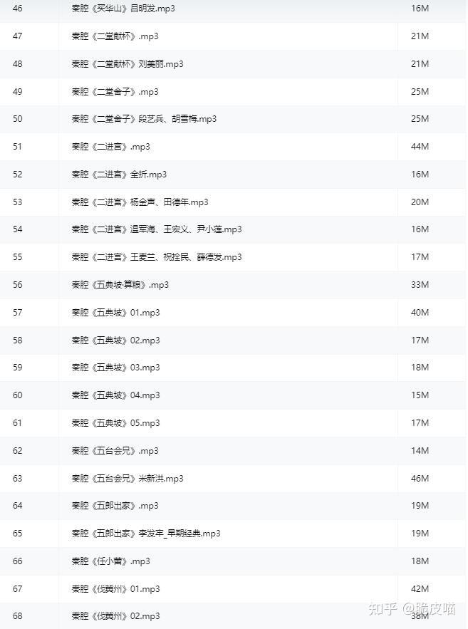 秦腔mp3下载300首免费的简单介绍